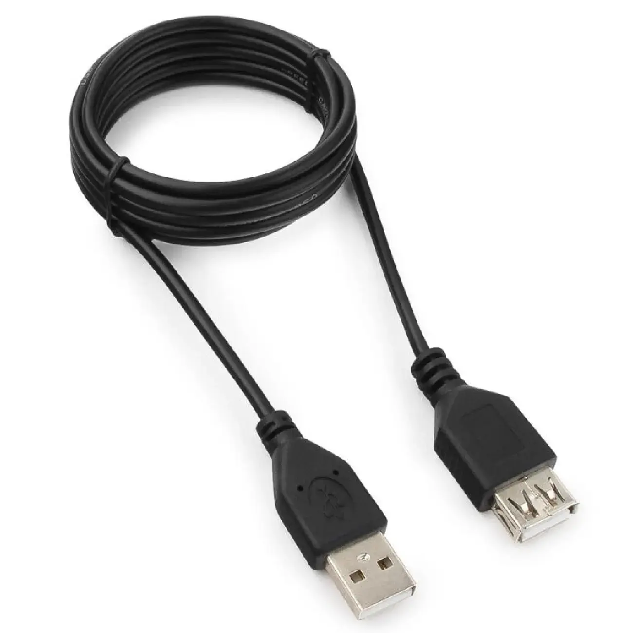 USB 2.0 Type-A kabeli, 1.5 m, qora