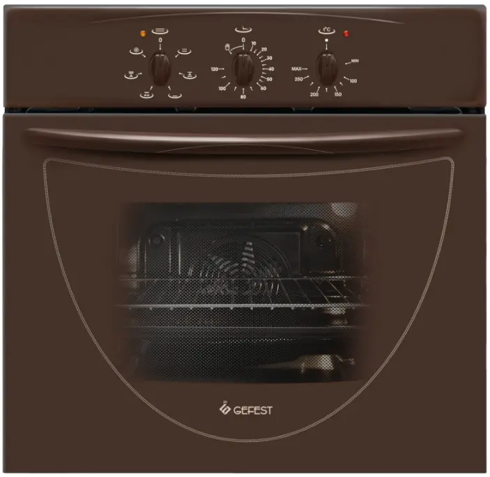 Духовой шкаф Gefest ДА 602-01 К Коричневый