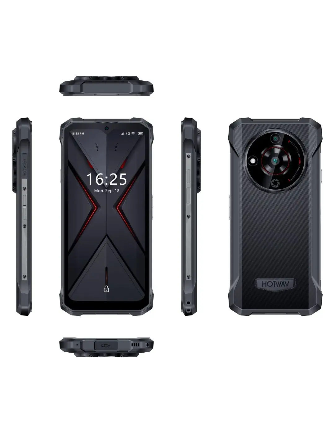 Hotwav T7, Graphite Black, 4/128 GB