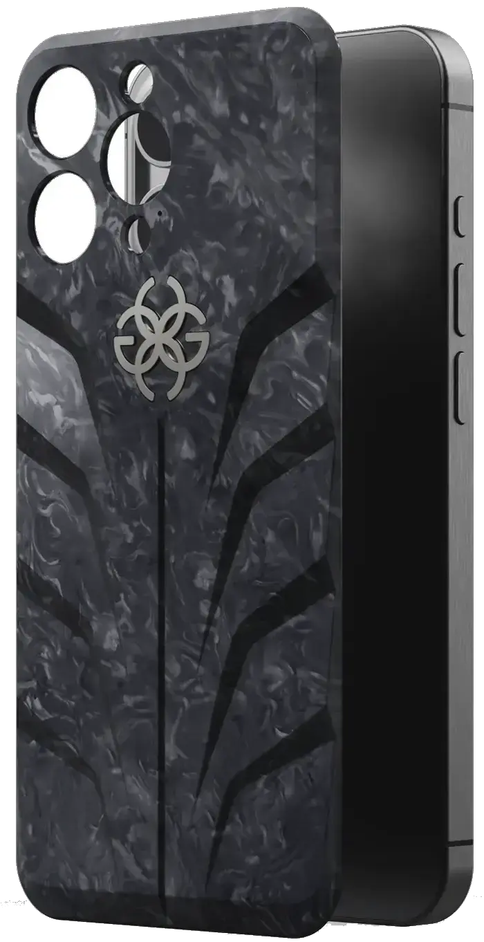 Qopqoq Golden Concept RSC15 Steel Magnetic iPhone 15 Pro