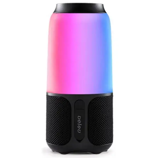 Портативная колонка Velev V06 Lighting Sound Black