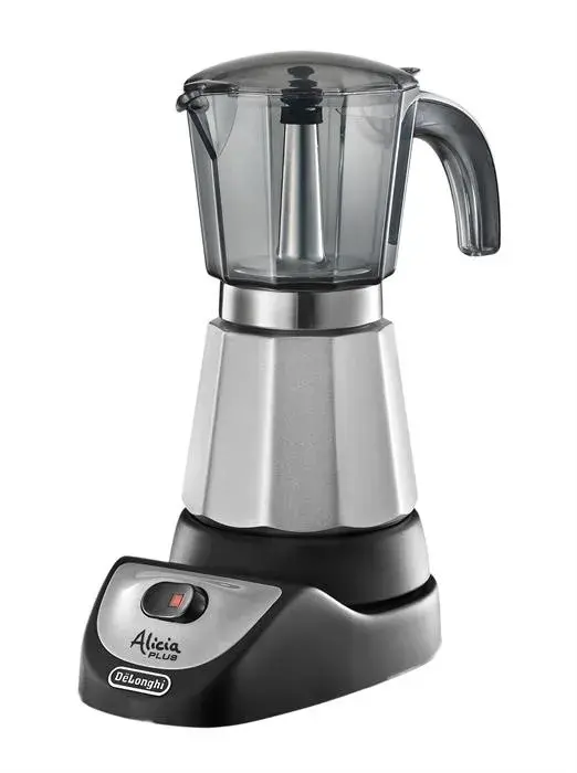 Geyser qahva qaynatgich DeLonghi EMKM6.B Alicia Black/Silver