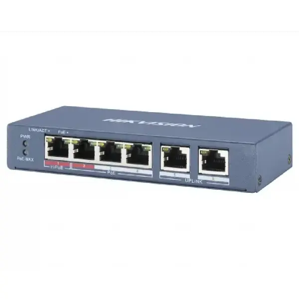 Коммутатор Hikvision DS-3E0106MP-E/M