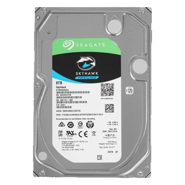 Qattiq disk HDD 8TB Seagate SkyHawk