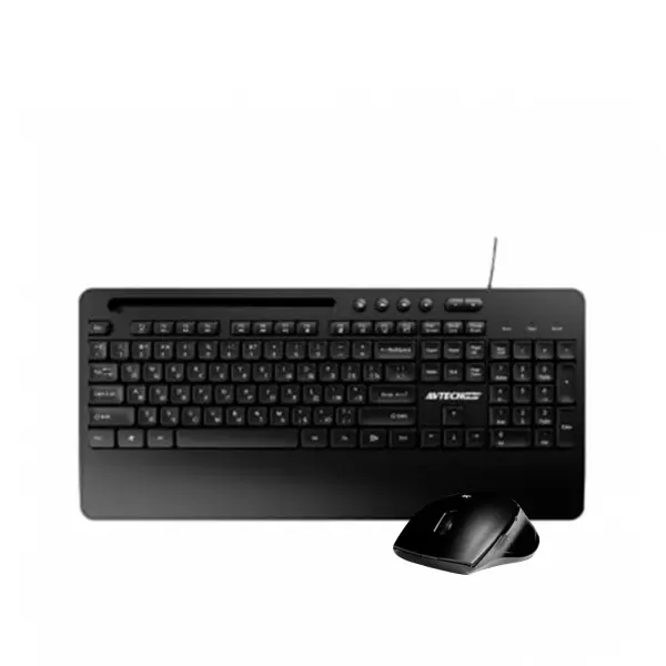 Комплект клавиатура + мышь Avtech Pro C303 Black