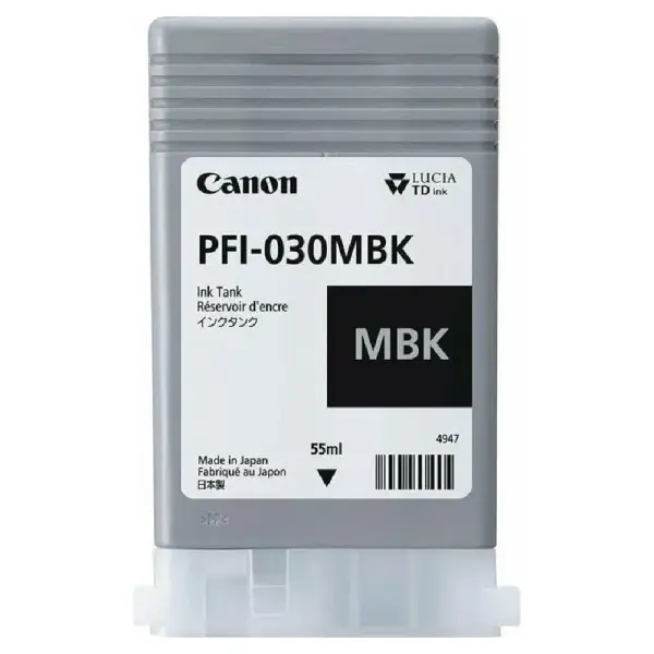 Картридж Canon Tank PFI-030 MBK Pigment