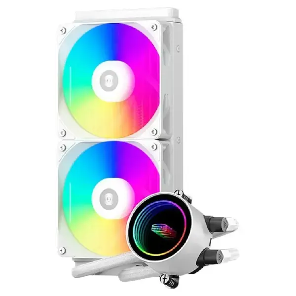 Система жидкостного охлаждения PCCooler DA240 ARGB White