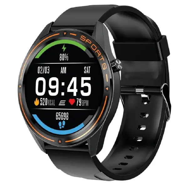 Aqlli soat 2E Motion GT 46 mm 1.3" Black-Orange