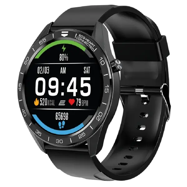 Aqlli soatlar 2E Motion GT 46mm 1.3" Black-Silver