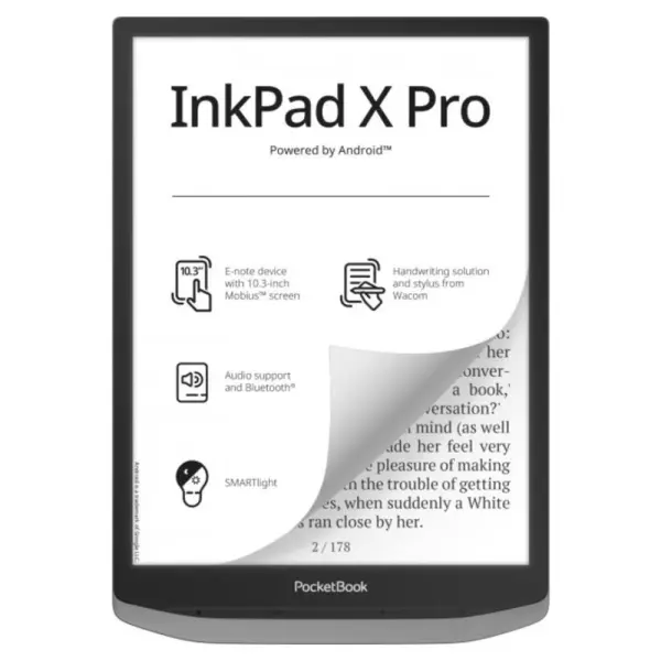 Электронная книга PocketBook 1040D InkPad X PRO, Mist Grey