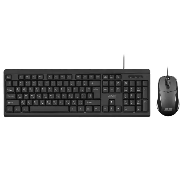 Комплект клавиатура + мышь 2E MK401 USB Black