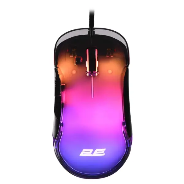 Игровая мышь 2E Gaming MG345 RGB USB Transparent (2E-MG345TR)