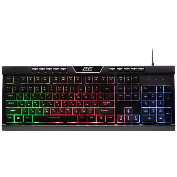Клавиатура игровая 2E Gaming KG300 LED Black (2E-KG300UB)