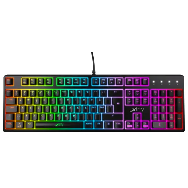 Xtrfy K4 RGB o'yin klaviaturasi, Black