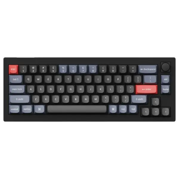 Klaviatura Keychron V2 QMK Knob RGB [Keychron K PRO Blue] HotSwap Carbon Black