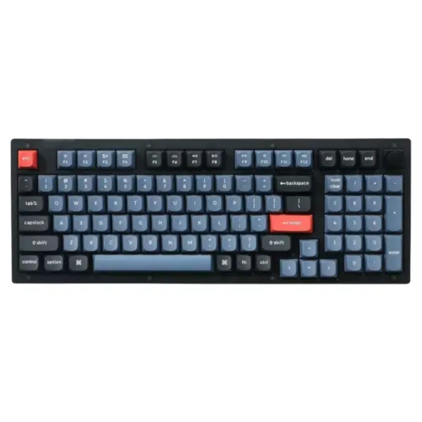 Klaviatura Keychron V5 QMK K Pro Blue RGB HotSwap Frosted Black