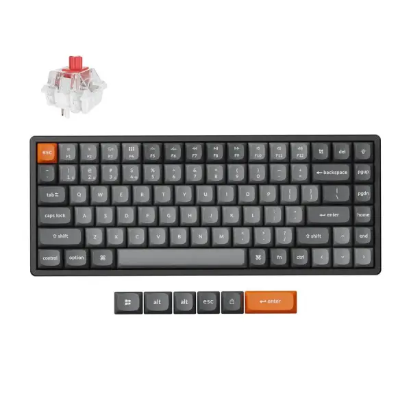 Беспроводная клавиатура Keychron K2 MAX RGB [K Super Red] QMK