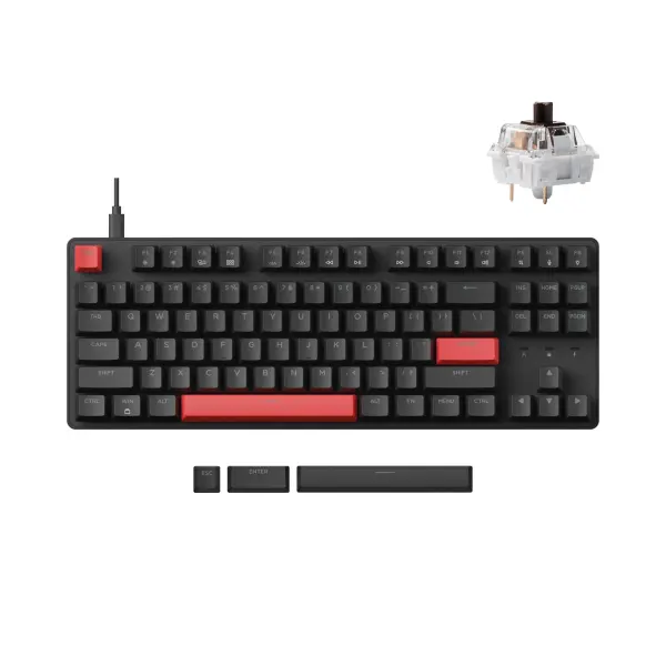 Klaviatura Lemokey X1 [Keychron Brown] QMK/VIA
