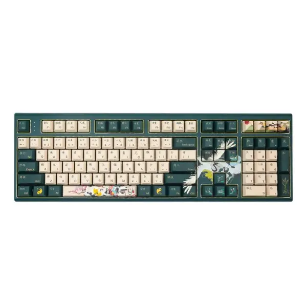 Klaviatura Varmilo VBS108 Crane Triple Mode, Cherry Mx Red