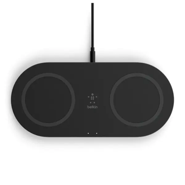 Belkin Dual Pads Simsiz zaryadlovchi Qi 15W qora
