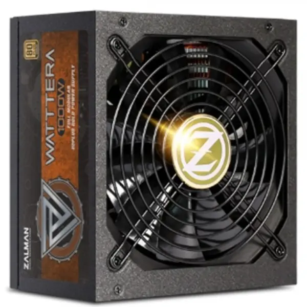 Quvvat manbai Zalman ZM1000-EBTII WATTTERA (1000W) 80Plus Gold 100-240V, EU