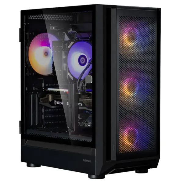 Zalman i6 qora kompyuter korpusi