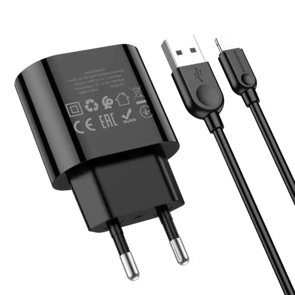 Tarmoq zaryadlovchi Borofone Adapter BA63A
