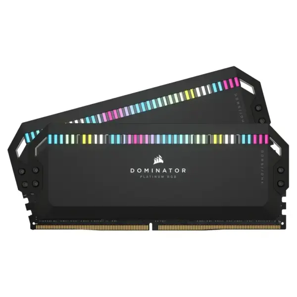 Xotira modulasi to'plami Corsair DOMINATOR PLATINUM RGB 64 GB (2x32 GB), DDR5, 6000 MHz, C40, Black