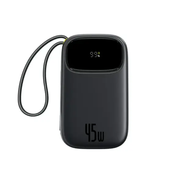 Portativ batareya Baseus EnerFill FC31 Qpow 3 USB-C& Lightning 20000mAh 45W Cosmic Black