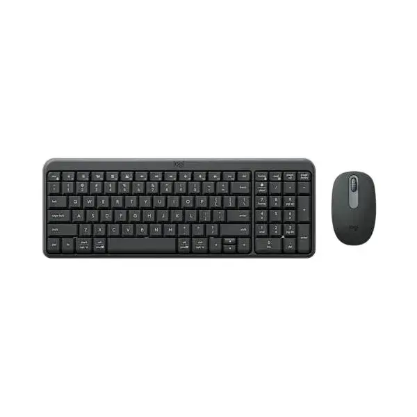 Комплект клавиатура + мышь Logitech, Gray, MK250