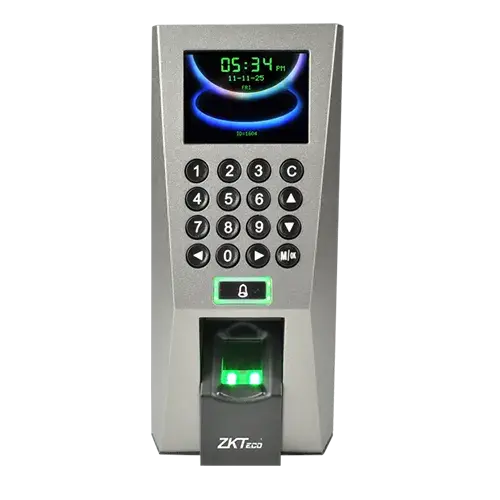 Терминал доступа ZKTeco F18(ZMM210) (считывание отпечатков пальцев и клавиатура)