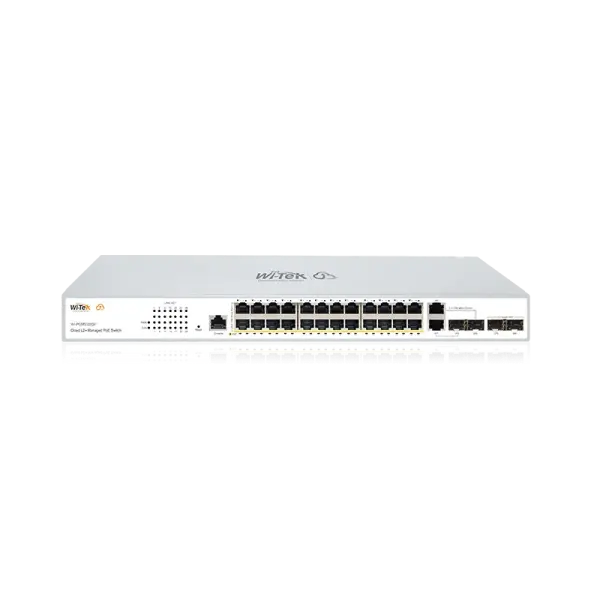 Коммутатор PoE Wi-Tek WI-PCMS328GF V2 (24+2+4 SFP порта)