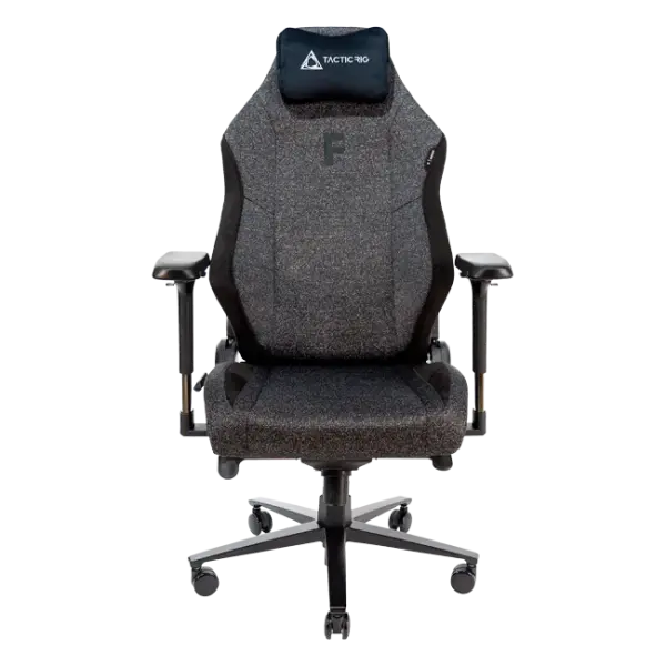 O'yin kreslosi TACTICRIG FALCON ULTRA — BLACK PU LEATHER