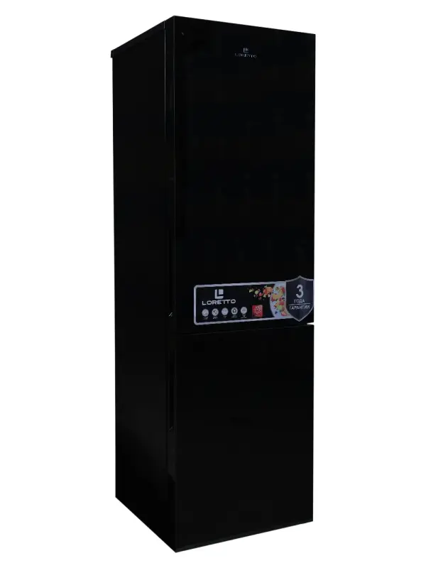 Muzlatgich Loretto, Black, LRFI-278GBL