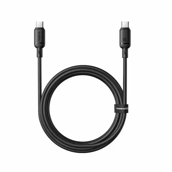 Кабель Baseus Silky Series Fast Charging Cable USB-C to USBC 100W 1m Cluster Black