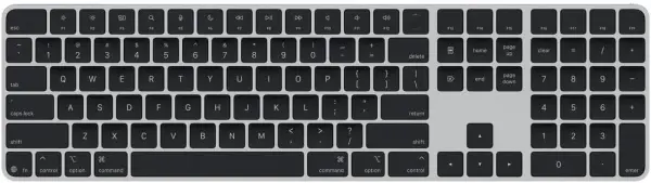 Klaviatura Apple Magic Keyboard with Touch ID and Numeric Keypad Russian Grey
