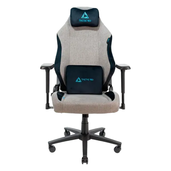 O'yin kreslosi TACTICRIG FALCON ST FABRIC CHARCOAL & BLUE