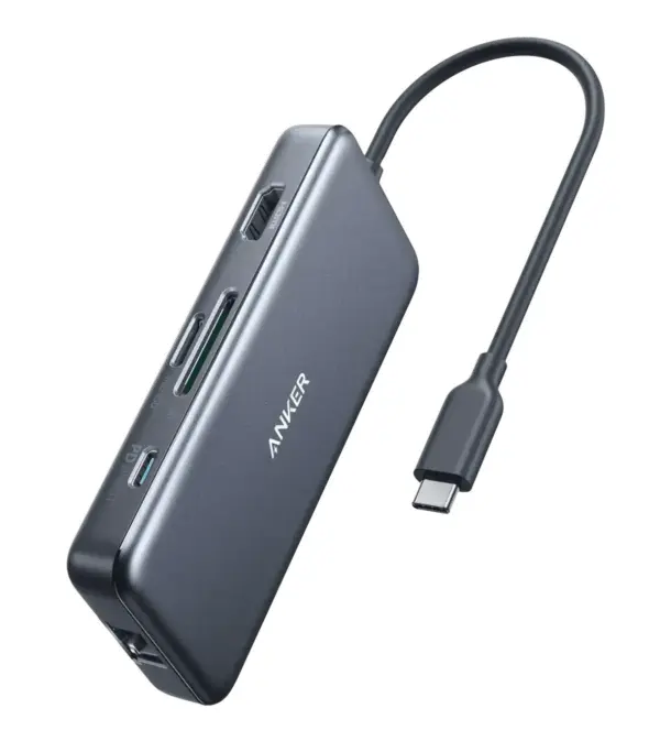 USB-хаб адаптер Anker PowerExpand+, Grey