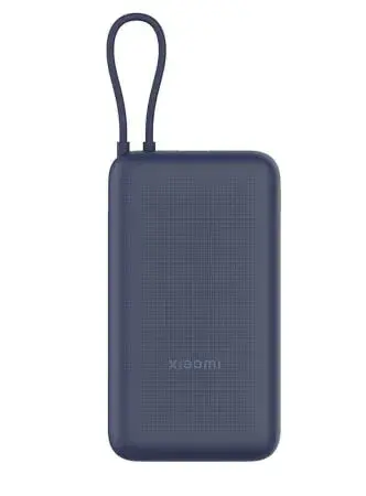Портативный аккумулятор Xiaomi 33W Power Bank 20000mAh (Integrated Cable) Blue GL