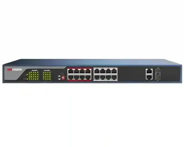 Неуправляемый коммутатор Hikvision DS-3E0518P-E PoE