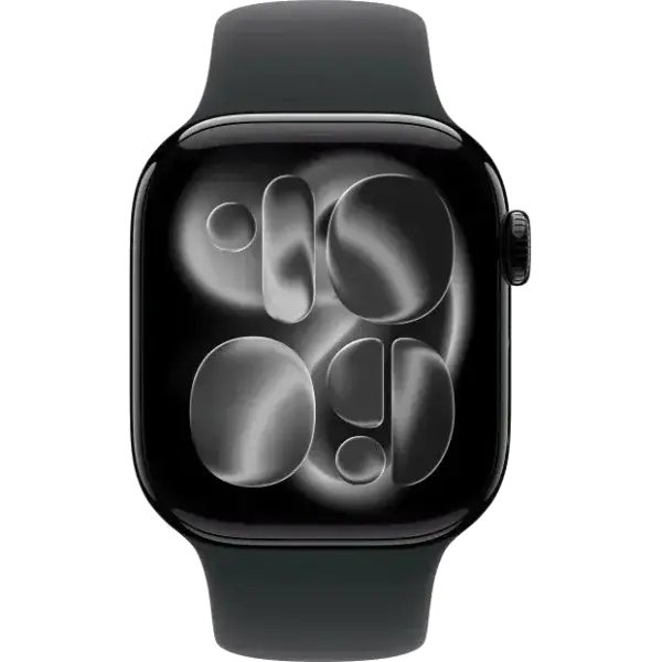 Aqlli soatlar Apple Watch Series 11 46 mm, GPS, Jet Black Aluminum Case with Sport Band