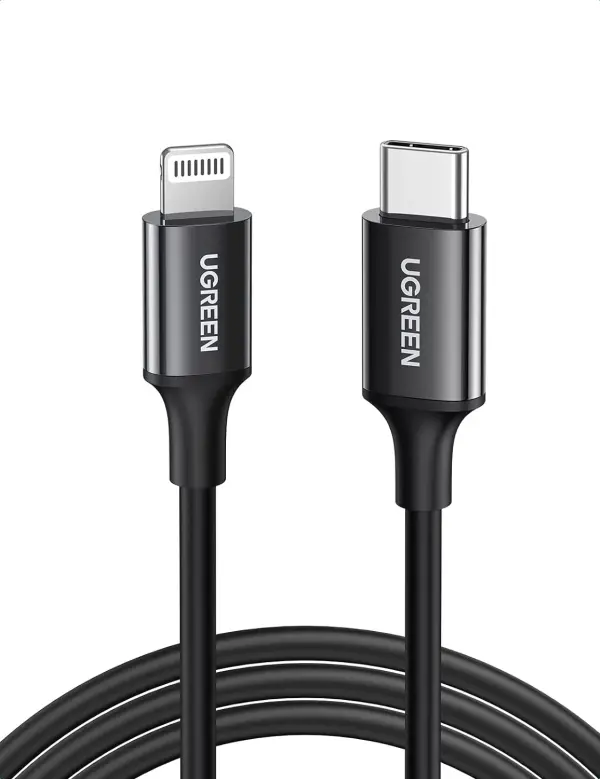 Kabel UGREEN US-171-60751 USB-C Lightning 1m Black