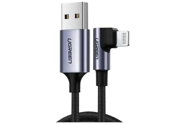 Kabel UGREEN US-299-60521 USB-A Lightning 1m Black