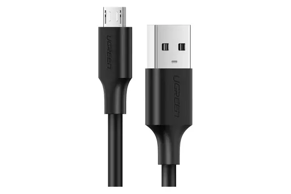 Kabel UGREEN Black, USB-A Micro-USB 2A 1m US-289-60136