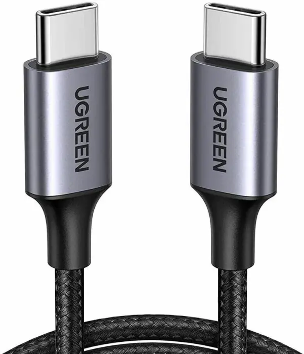 Kabel UGREEN Grey Black, USB-C USB-C 2m US-261-50152