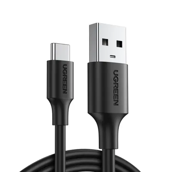 Kabel UGREEN Black, USB-A USB-C 1m US-184-20882