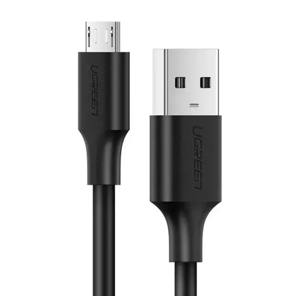 Kabel UGREEN Black, USB-A Micro-USB 2A 2m US-289-60138