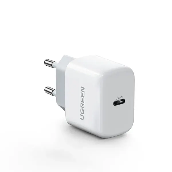 Tarmoq zaryadlash qurilmasi UGREEN White, 20W PD, CD-241-10220