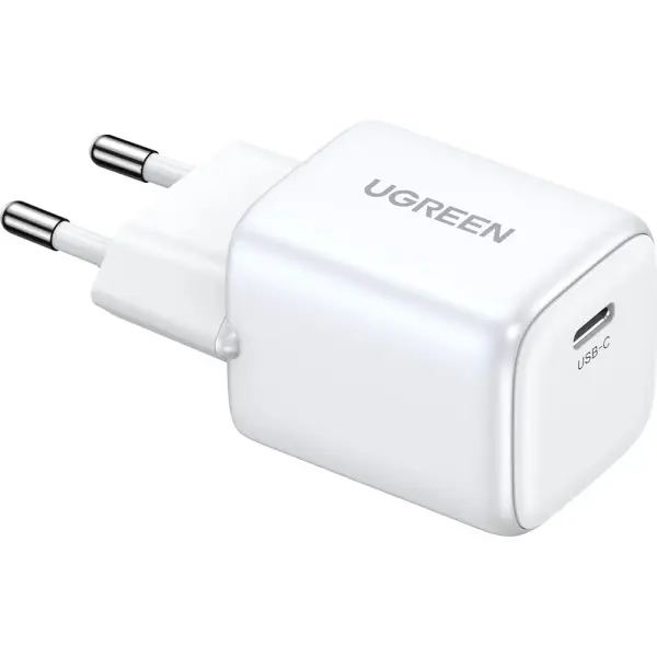 Tarmoq zaryadlash qurilmasi UGREEN White, 20W USB-C PD, CD-318-15324
