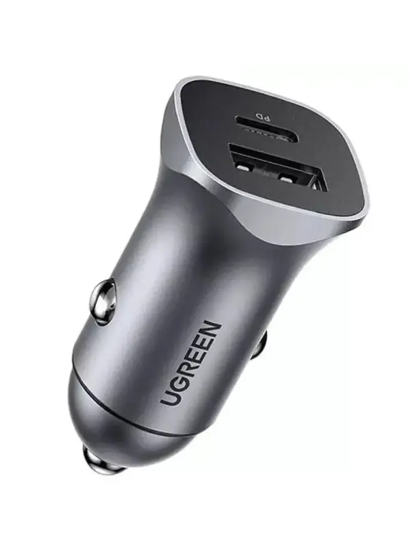 Avtomobil zaryadlash qurilmasi UGREEN Black, PD30W + SCP22.5W, CD-130-40858